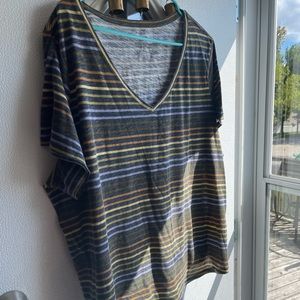 plus size 2X striped t-shirt.
